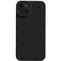 Mtp Products iPhone 13 Hjärtmönster Slim TPU-Skal - Svart