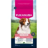 Eukanuba Senior Small Medium hundfoder med lamm & ris