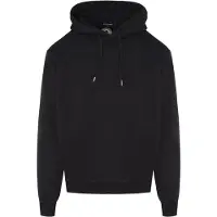 Dsquared2 Cool Fit, präglad lönnlövslogotyp svart huvtröja