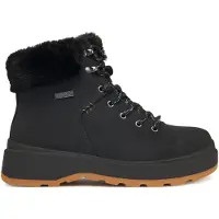SKECHERS för kvinnor. 168087 Park City ankelboots svart (39), Karta, 1 till 3 cm, Zip, Casual