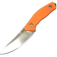 Annan Tillverkare Y-Start Fastbladskniv Orange Kydex Slida