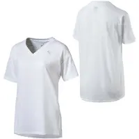 Puma Active Training Dam Boyfriend T-Shirt Tee Top Vit 515714 02 A3B
