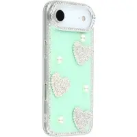 Mtp Products iPhone Air Glittrande Kärlek och Pärla Hybridskal - Grön