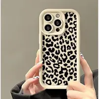 Mtp Products iPhone 15 Pro Max TPU-Skal med leopardtryck - Vit