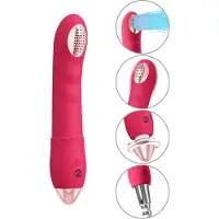 You2Toys - vibrator duschmunstycke - rosa