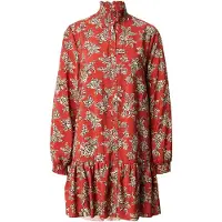 Pepe Jeans för kvinnor. PL9537693 Brun Paloma klänning (S), Casual, Viskos, Lång ärm