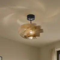 Domiluce Taklampa Vento , dimbar, Mässing / guld, Vardagsrum / matsal, Metall, Modern, Taklampa