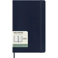 Moleskine Classic Soft 12M veckokalender Large Sapphire Blue 2026