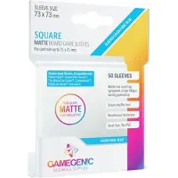 GameGenic matt sleeves för spel – fyrkantiga