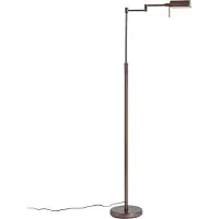 QAZQA Design Golvlampa Mörk Brons Inkl. LED med Touchdimmer - Notia