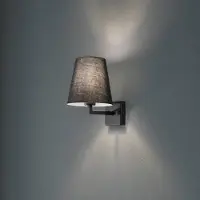 Opviq Vägglampa Profil , dimbar, Svart, Vardagsrum / matsal, Metall, Vägglampa, vägglampa inomhus