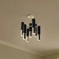 Domiluce Taklampa Orino , dimbar, Mässing / guld, Vardagsrum / matsal, Metall, Modern, Taklampa