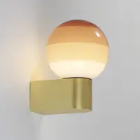 Marset Design vägglampa Dipping Light A1, dimbar, Mässing / guld, Vardagsrum / matsal, Metall, Design, Vägglampa, vägglampa inomhus