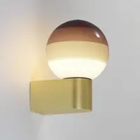 Marset Design vägglampa Dipping Light A1, dimbar, Mässing / guld, Vardagsrum / matsal, Metall, Design, Vägglampa, vägglampa inomhus