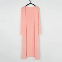 WTEMPO Sommar Höst 10 Färger Kvinnor Modal Lång Kofta Kvinna Långärmad Bomullskofta Kvinnor Casual Coat One Size rosa