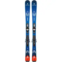 Dynastar - Skidpaket (skidor + bindning) - Team Comp Jr + Kid 4 GW 2027 för UnisexUll - Barnstorlek 130 cm - Blå