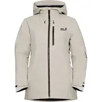 Jack Wolfskin Flowline 3in1, Skidjacka, Dam, Beige