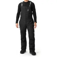 ColourWear Men's Slash Bib Pants Black