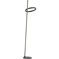 JUST LIGHT LED golvlampa Ritus, dimbar, Svart, Vardagsrum / matsal, Metall, Modern, LED-golvlampa