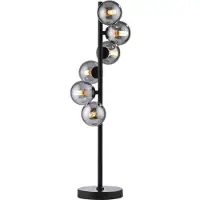 Schöner Wohnen Bordslampa Dubai, Svart, Vardagsrum / matsal, Metall, Modern, Bordslampa