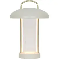 Nordlux LED bordslampa Mirano, dimbar, Creme / bärnsten, Vardagsrum / matsal, Metall, Skandinavisk, LED-bordslampa