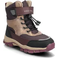 Mikk-Line Vinterkängor - Tex Velcro - Russin - - 26 - Vinterkängor