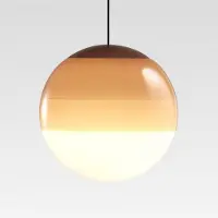 Marset Design pendellampa Dipping Light, dimbar, Creme / bärnsten, Vardagsrum / matsal, Glas, Design, Pendellampa