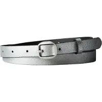 Calvin Klein Leather Round Buckle Belt