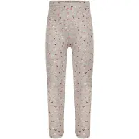 Happy girls Leggings gråmelerad / lila / rosa