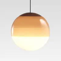 Marset Design pendellampa Dipping Light, dimbar, Creme / bärnsten, Vardagsrum / matsal, Glas, Design, Pendellampa