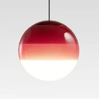 Marset Design pendellampa Dipping Light, dimbar, Röd, Vardagsrum / matsal, Glas, Design, Pendellampa