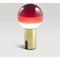 Marset Design bordslampa Dipping Light, dimbar, Röd, Vardagsrum / matsal, Glas, Design, Bordslampa