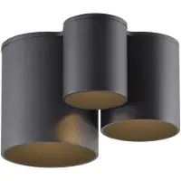 Pure Taklampa Point, dimbar, Svart, Badrum, Metall, Modern, Taklampa