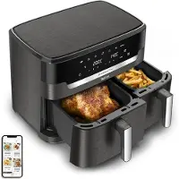 Tefal Dual Easy Fry EY942HE0 - Dubbel luftfritös - 11 liter