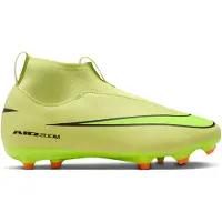 Nike Air Zoom Mercurial Superfly 10 Academy MG Max Voltage - Grön/Neon/Orange Barn - Multi Ground (MG), storlek 33
