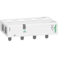 Schneider Electric Energisensor Resi PowerTag 3PN med Nul i vänster sida vid övre montering, direkt anslutning till 63A
