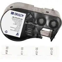 Brady M4-375-075-342 värmekrympslang | svart text - vit tejp | 19,05mm x 16,40mm (original)