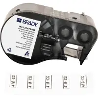 Brady M4-125-075-342 värmekrympslang | svart text - vit tejp | 19,05mm x 6,00mm (original)