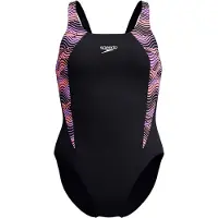 Speedo Women's Hyperboom Splice Muscleback Black/Pink