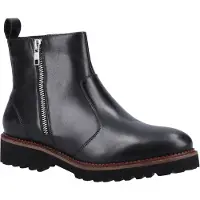 Hush puppies Grace Zip Suede Damstövlar Svart