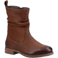 Hush puppies Emilia Läder Damstövlar Tan