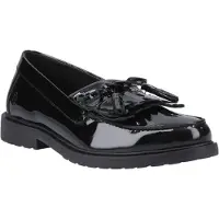Hush puppies Verity Kiltie Läder Svarta Loafers för Damer