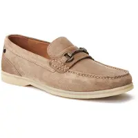 Base london Snapper Leather Sand Loafers för män