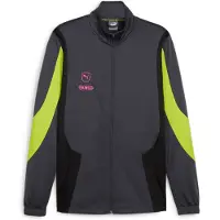 Puma Track Top King Pro - Strong Gray/lime, storlek Large
