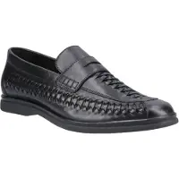 Hush puppies Bowie Skinn Herr Svarta Loafers