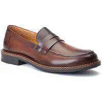 Base london Ivey Läder Herr Loafers Bränd Brun