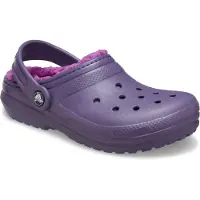 Crocs Classic Fodrad Termoplast Barns Kläggor Nightshade