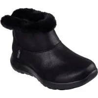 SKECHERS On-the-GO Joy Cozy Dream Polyester Kvinnors Svarta Vinterskor Ankelskor