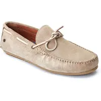 Base london Brooks Leather Sand Loafers för män