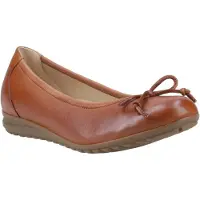 Hush puppies Lucille Läder Kvinnors Tan Lågskor